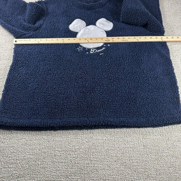 Disney Dream Sherpa Crewneck Sweatshirt Blue Women’s Size 3X - Picture 4 of 6